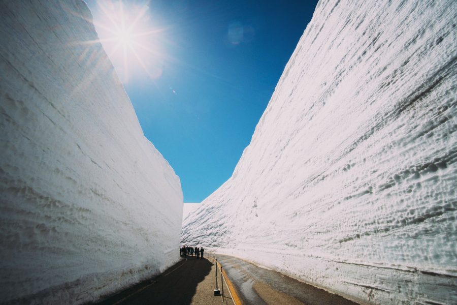 15米高「雪之大谷」開放 立山黑部 2019 開山